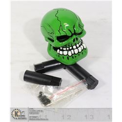 GREEN SKULL SHIFTER KNOB