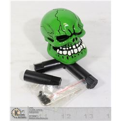 GREEN SKULL SHIFTER KNOB
