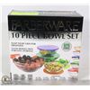 Image 1 : NEW 10PC FARBERWARE GLASS BOWL/ LID SET