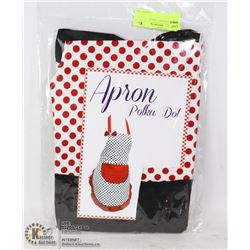 NEW POLKA DOT APRON