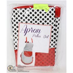 NEW POLKA DOT APRON