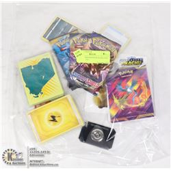 X3 POKEMON BOOSTER PACKS AND SUPPLIES ETC.