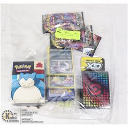 X3 POKEMON BOOSTER PACKS AND SUPPLIES ETC.