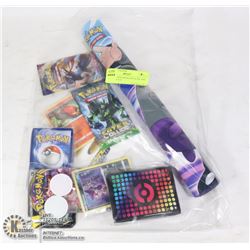 X3 POKEMON BOOSTER PACKS AND SUPPLIES ETC.