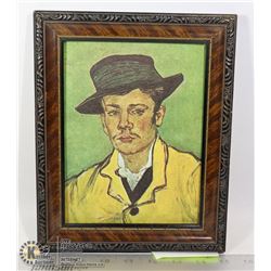 "PORTRAIT OF A YOUNG MAN" VINCENT VAN GOGH 1853-