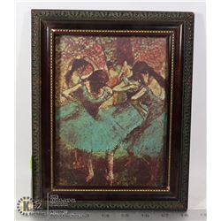 "DANCERS IN BLUE" EDGAR DEGAS 1834-1917