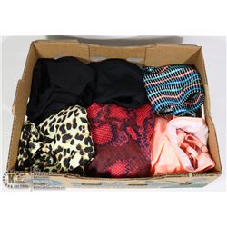 LOT OF 3 BATHING SUITS, 2 PIECE, SIZE MEDIUM
