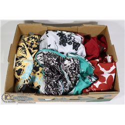 FLAT OF ASSORTED BATHING SUITS SIZE SMALL