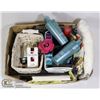 Image 1 : FLAT OF COSMETIC ITEMS AND BASKETS
