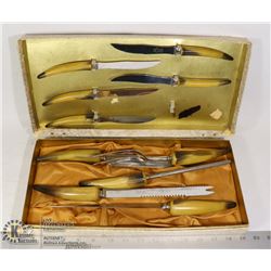 VINTAGE CROWN SHEFFIELD 10 PC STAINLESS STEEL