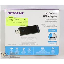 NETGEAR N300 WIFI USB ADAPTER IN BOX