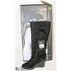 Image 1 : DAWGS WOMENS FASHION 15" WEDGE BOOTS BLACK