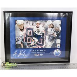 ALES HEMSKY FRAMED OILERS #83