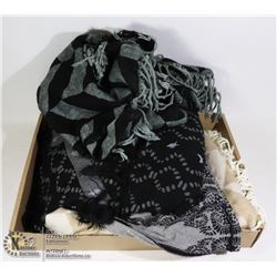 FLAT OF NEW WOMEN'S CAPES VARIOUS COLOURS, ALL