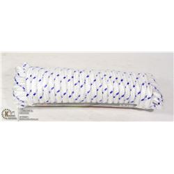 NEW 45' DIAMOND BRAIDED POLY ROPE