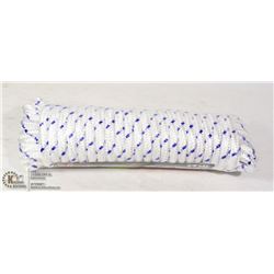 NEW 45' DIAMOND BRAIDED POLY ROPE