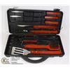 Image 1 : NEW 8PC BBQ UTENSIL SET IN HARD CASE