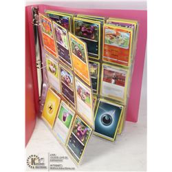 180 POKEMON COLLECTIBLE CARDS IN BINDER