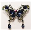 Image 1 : RHINESTONE BUTTERFLY BROOCH