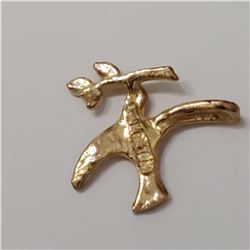 10K YELLOW GOLD  PENDANT (~WEIGHT 0.6G)