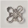 Image 3 : RHODIUM PLATED ST.SILVER CUBIC ZIRCONIA  PENDANT