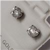 Image 2 : 14K WHITE GOLD DIAMOND(F-G, I2-I3)(0.98CT) EARRING