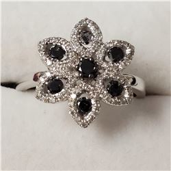 14K WHITE GOLD DIAMOND(0.5CT)  RING (~SIZE 6.75)