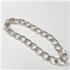 Image 3 : SILVER  BRACELET (~LENGTH 8.5CM) (~WEIGHT 23.3G)