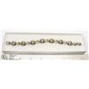 Image 1 : BEAUTIFUL 2-TONE COSTUME JEWELRY BRACELET