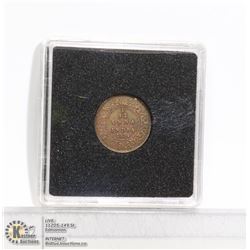 BRITISH INDIA, 1894 VICTORIAN 1/12 ANNA COIN
