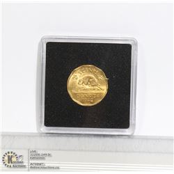 MINTSTATE 1942 CANADA TOMBAC BRASS 5 CENT