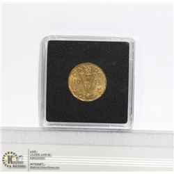 MINTSTATE 1943 CANADA TOMBAC BRASS 5 CENT