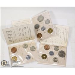 1970/71/72 JAPAN MINT COIN COLLECTORS SETS