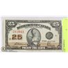Image 1 : 1923 DOMINION OF CANADA 25 CENTS NOTE