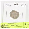 Image 1 : 1917 NEWFOUNDLAND SILVER 10 CENT COIN