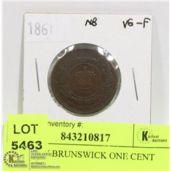 1816 NEW BRUNSWICK ONE CENT COIN