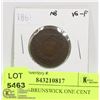 Image 1 : 1816 NEW BRUNSWICK ONE CENT COIN
