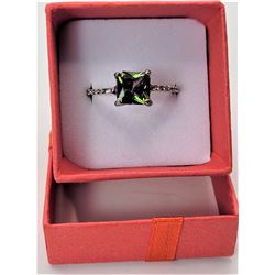 29)  MYSTIC RAINBOW QUARTZ CZ & CLEAR CZ ON