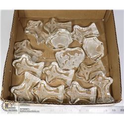 FLAT OF ASSORTED DECORATIVE CUT GLASS
