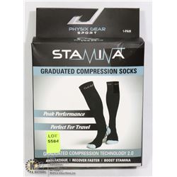 STAMINA GRADUATED COMPRESSION SOCKS