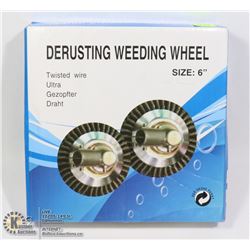 6" DE RUSTING WHEEL