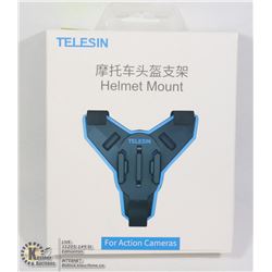 TELESIN HELMET MOUNT FOR ACTION CAMERAS