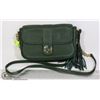 Image 1 : ISAAC MIZRAHI! GREEN LEATHER PURSE