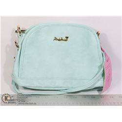 PINK HOUSE LIGHT BLUE PURSE
