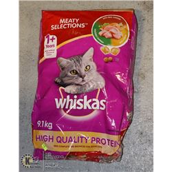 BAG OF WHISKAS CAT FOOD 9.1KG