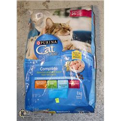 BAG OF PURINA CAT FOOD 8KG