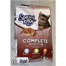 BAG OF SPECIAL KITTY CAT FOOD 7.5KG