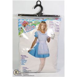 ALICE HALLOWEEN COSTUME SIZE MEDIUM (8-10)