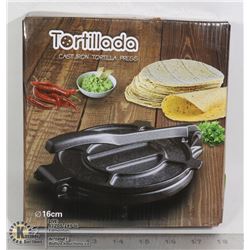 TORTILLADA CAST IRON TORTILLA PRESS