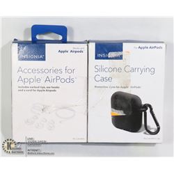 SET OF ACCESSORIES FOR AIRPODS & SILICONE CASE